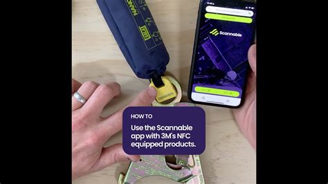 How to use the Scannable app with 3M's NFC equipped products